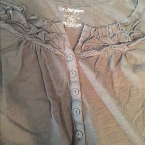 Relaxed fit tee shirt plus size army green color